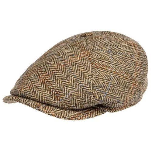 Кепка STETSON арт. 6640508 6-Panel Cap Harris Tweed (бежевый / коричневый), размер 57