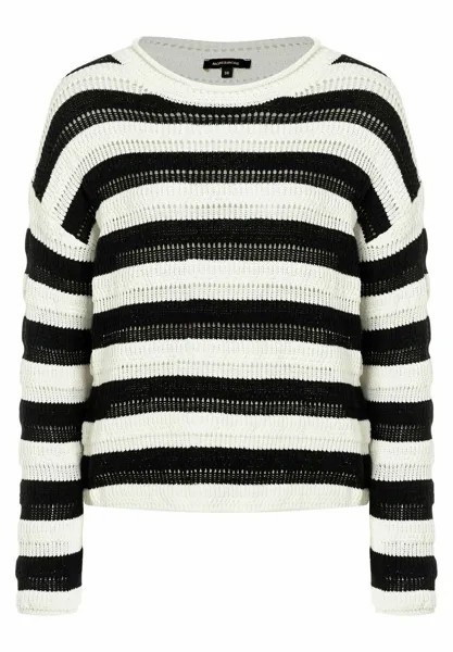 Вязаный свитер GESTREIFT More & More, цвет schwarz
