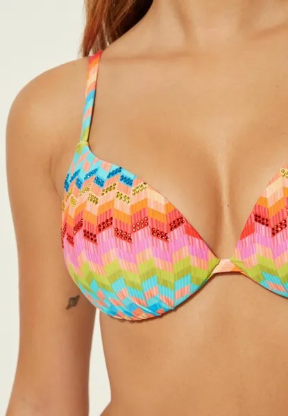 Верх бикини RAINBOW Calzedonia, разноцветный