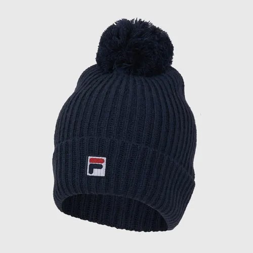 Шапка Fila, размер OneSize, темно-синий