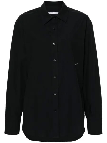 Alexander Wang рубашка с длинными рукавами, черный