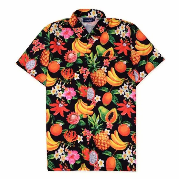 Рубашка Happy Bay Don´t give a fig hawaiian, разноцветный