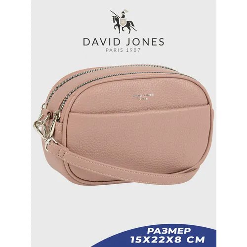 Сумка кросс-боди DAVID JONES, розовый