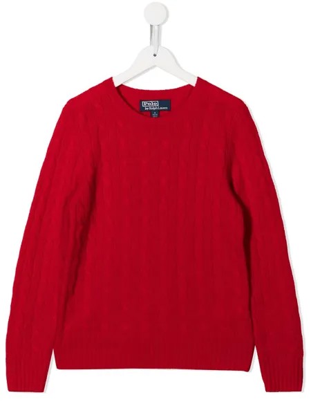 Ralph Lauren Kids джемпер фактурной вязки
