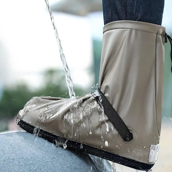 Творческий водонепроницаемый многоразовый мотоцикл велоспорт велосипед дождь сапог обувь покрывает дождестойкая обувь крышка дождестойкая толстая