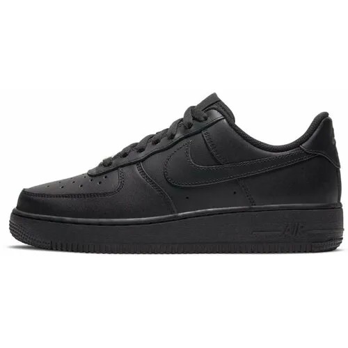 Кеды NIKE WMNS AIR FORCE 1 '07, полнота F (EU)/ на среднюю стопу, размер 7.5 US, чёрный