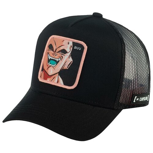 Бейсболка с сеточкой CAPSLAB арт. CL/DBZ/1/BUU Dragon Ball Majin Buu (черный / розовый), Размер: UNI