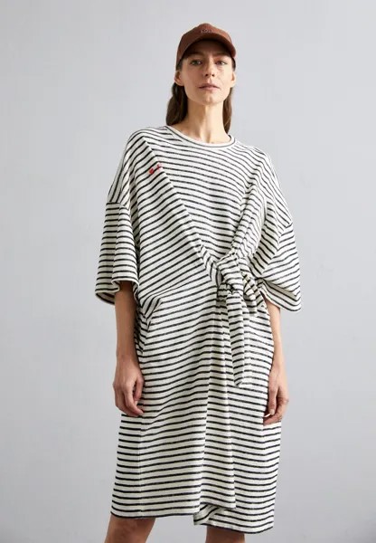 Платье из джерси Sleeve Dress Henrik Vibskov, цвет black/white