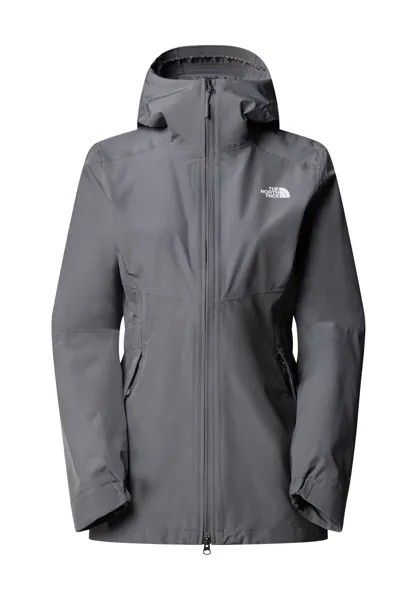 Парка Hikesteller, капюшон, воротник-стойка, женская THE NORTH FACE, цвет Smoked Pearl