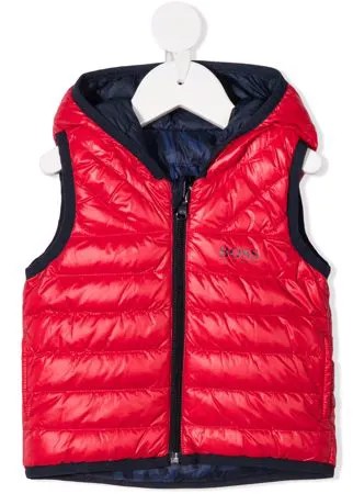 BOSS Kidswear двусторонний стеганый жилет