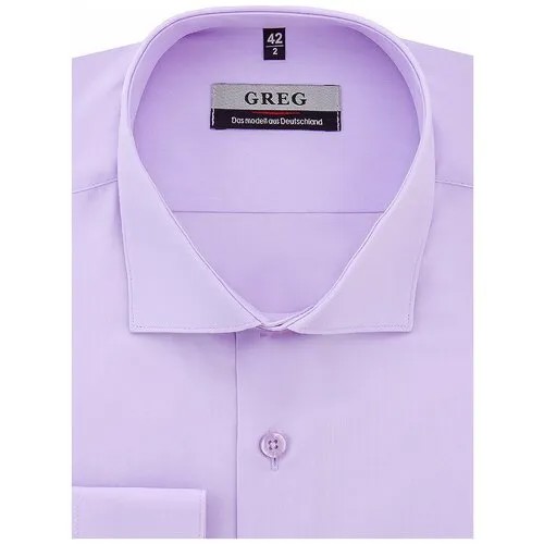 Рубашка GREG, размер 186-194/41, фиолетовый