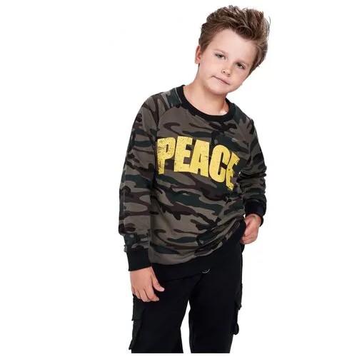 Свитшот Mini Maxi, размер 98, хаки