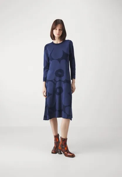 Платье-джемпер PUTRIDO UNIKKO Marimekko, синий