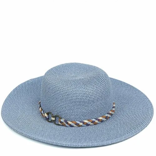 Шляпа FABRETTI, размер 57, голубой