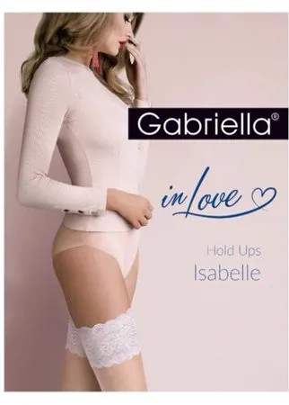 Чулки Gabriella Isabelle, размер 1/2, кремовый (бежевый)