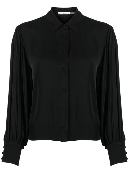 Alice+Olivia рубашка с пышными рукавами и сборками
