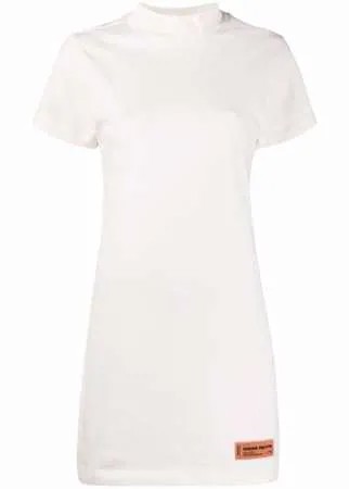 Heron Preston платье-футболка с вышитым логотипом 'Стиль'