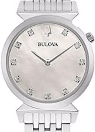Японские наручные  женские часы Bulova 96P216. Коллекция Regatta