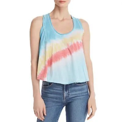 Винтажный женский синий свитер с круглым вырезом Havana Tie Dye S BHFO 3068