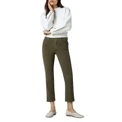 DL1961 Женские зеленые вельветовые брюки Mara до щиколотки со средней посадкой и прямыми штанинами 29 BHFO 6957