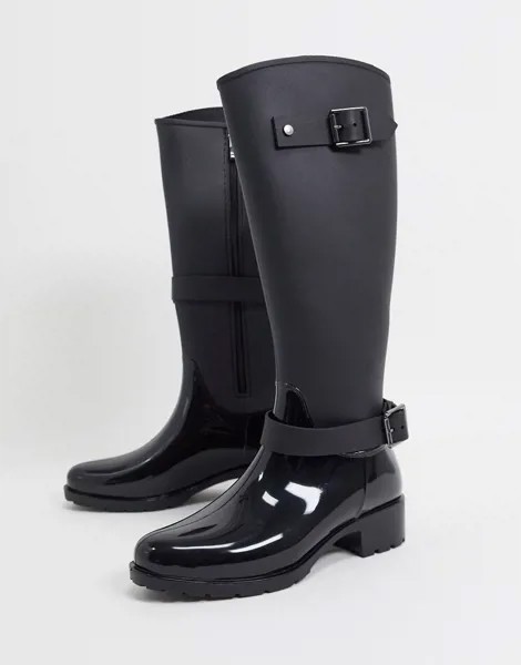 Черные ботинки ASOS DESIGN-Черный