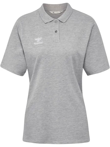 Поло Hummel Hmlgo 2.0 Polo Woman, серый меланж