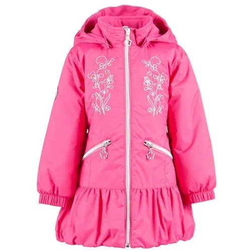Пальто для девочек EEVA K19037-264, Kerry, Размер 110, Цвет 264-фуксия