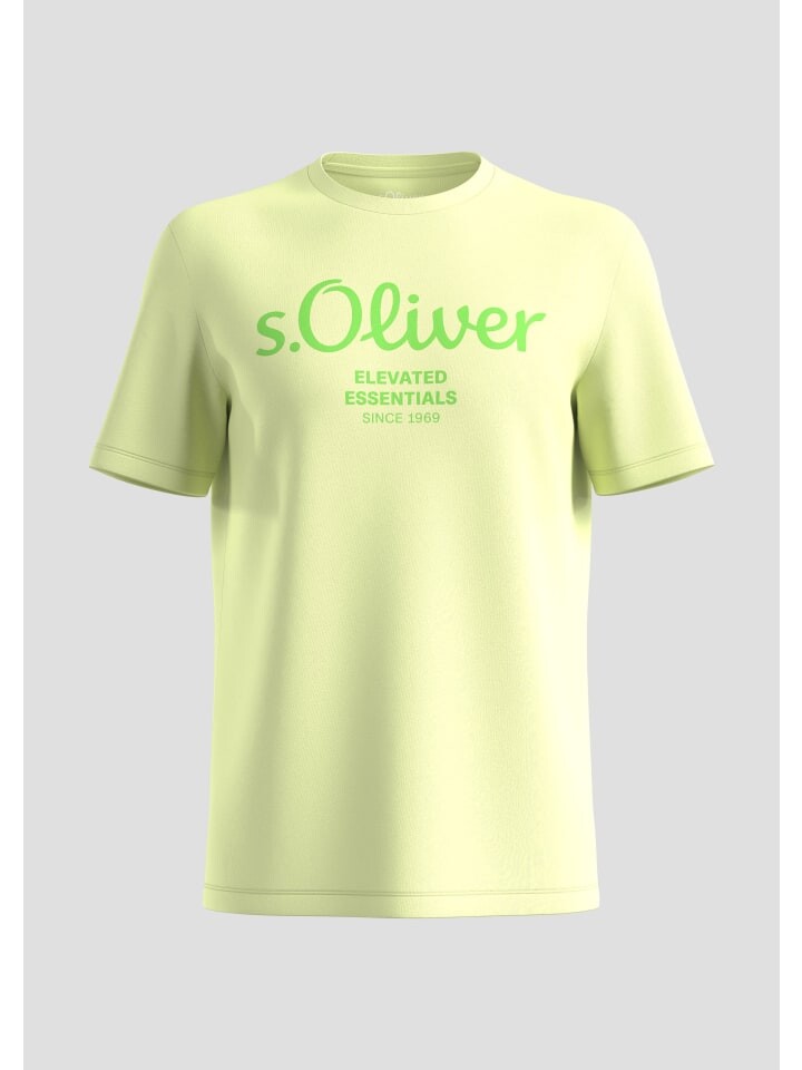 Футболка s.Oliver, зеленый