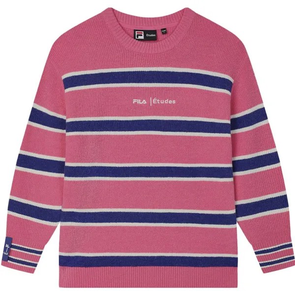 Свитер унисекс ФИЛА FILA, цвет Bright pink