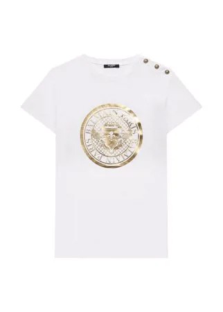 Хлопковая футболка Balmain