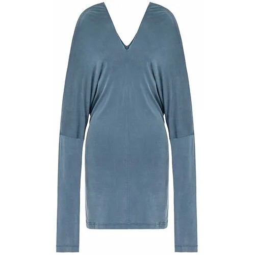 Лонгслив MM6 Maison Margiela, размер xl, голубой
