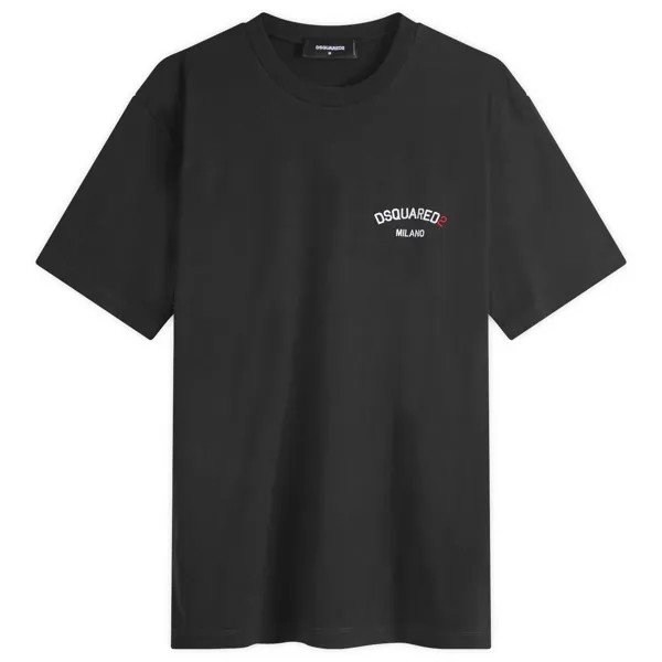 Футболка Dsquared2 Milano Small Logo T-Shirt, черный