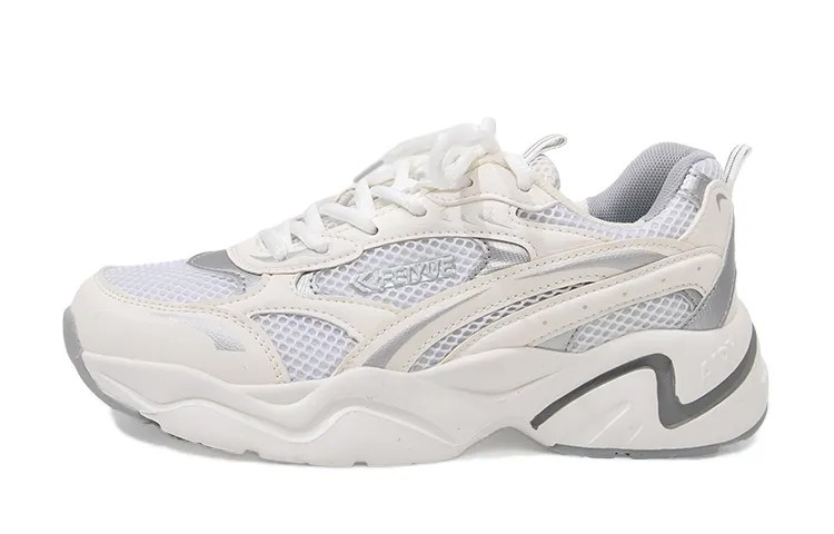 Кроссовки Feiyue Chunky Sneakers Unisex Low-top White/Gray, белый/серый