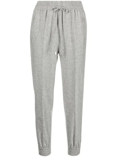Ermanno Scervino зауженные спортивные брюки с завышенной талией, серый