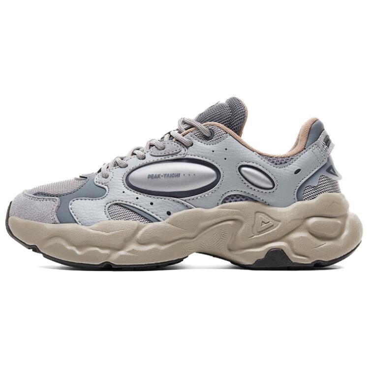 Кроссовки PEAK Lifestyle Shoes Women's Low-top Silver Gray/dark Gray, серый