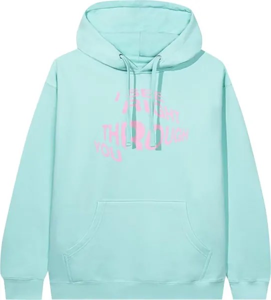 Худи Anti Social Social Club Crystal Clear Hoodie 'Mint', зеленый
