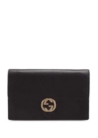Gucci Pre-Owned сумка через плечо с логотипом Interlocking G