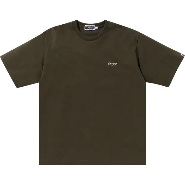 Футболка свободного кроя BAPE One Point, цвет Olive Drab