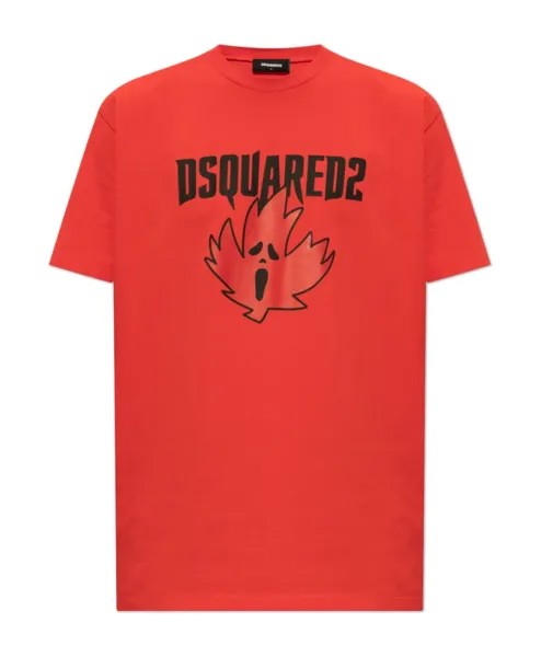Футболка с логотипом Dsquared2, красный
