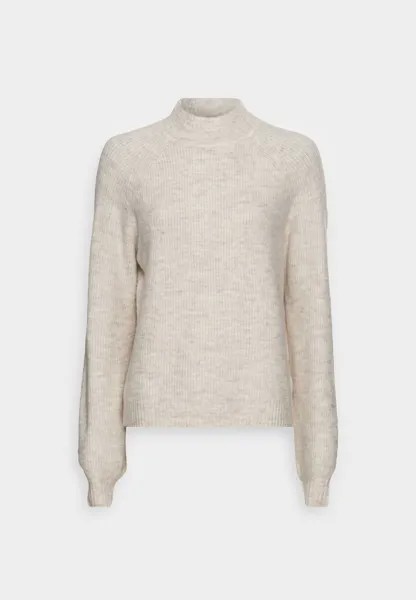 Джемпер Tom Tailor Cozy Mock Neck, кремово-бежевый меланж