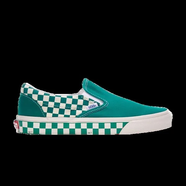 Классические слипоны Vans, зеленый