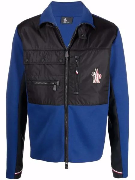 Moncler Grenoble куртка на молнии с нашивкой-логотипом
