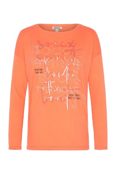 Лонгслив Soccx, цвет Mandarine