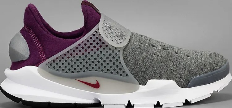 Кроссовки Nike Sock Dart Tech Fleece 'Mulberry', серый