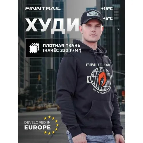 Худи Finntrail, размер XL, красный