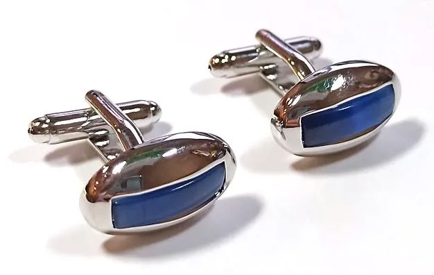 Запонки мужские 2beMan ZP223 синие