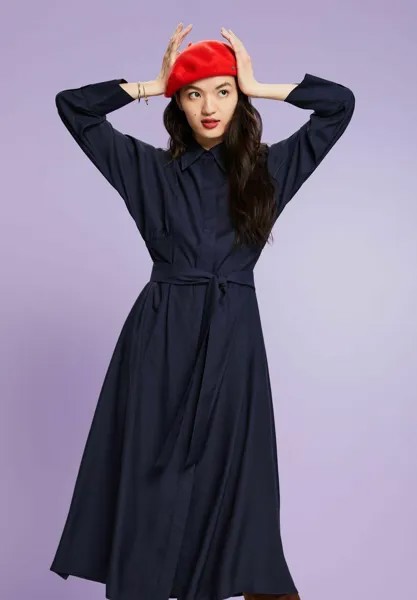 Платье-рубашка Esprit, цвет navy