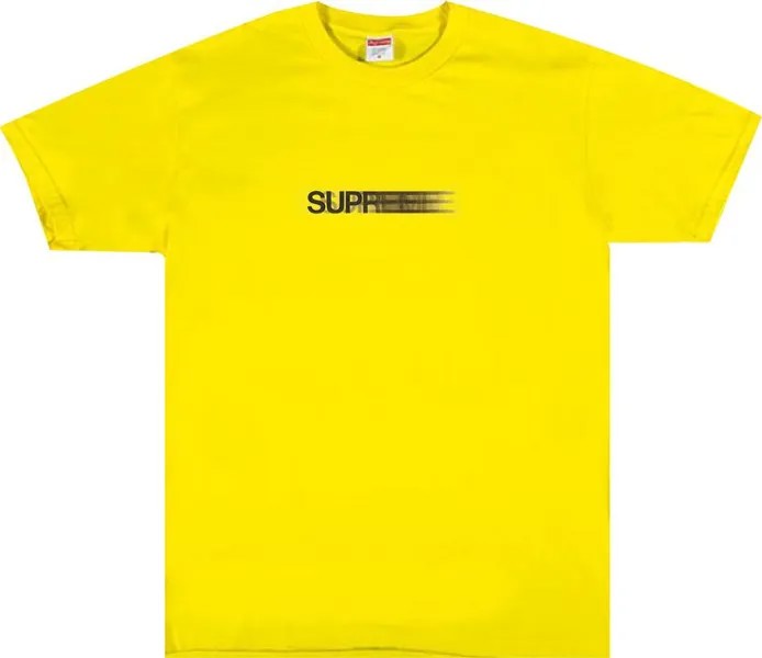 Футболка Supreme Motion Logo Tee 'Yellow', желтый