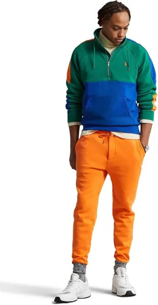Брюки-джоггеры двойной вязки Polo Ralph Lauren, цвет Resort Orange