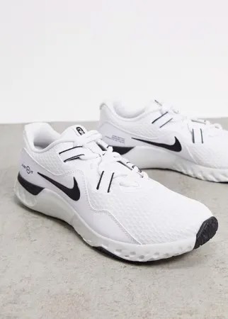 Белые кроссовки Nike Training Renew Retaliation-Белый